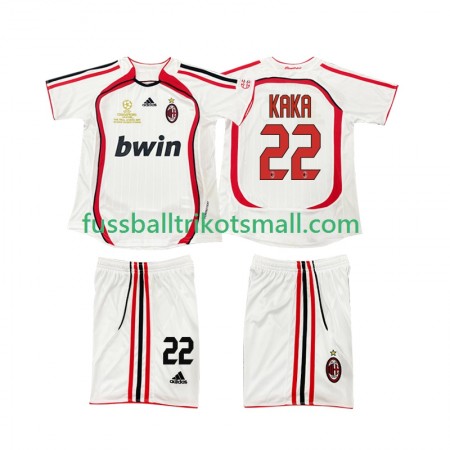 Fußballtrikots AC Mailand KAKA 22 2006 2007 Retro Kinder Kurzarm Auswärts-trikot kaufen
